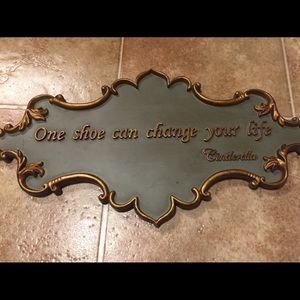 Cinderella wall decor